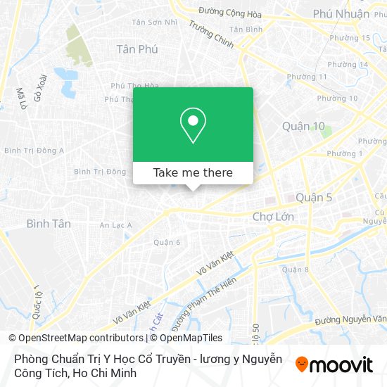 Phòng Chuẩn Trị Y Học Cổ Truyền - lương y Nguyễn Công Tích map