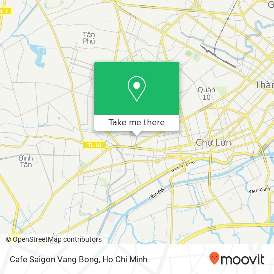 Cafe Saigon Vang Bong map