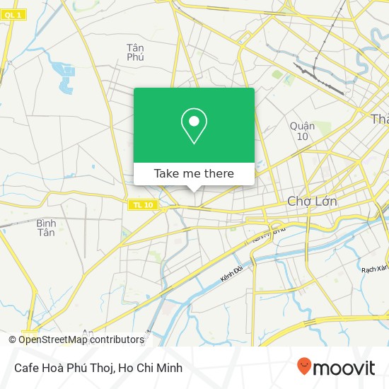 Cafe Hoà Phú Thoj map