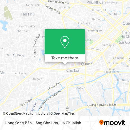 HongKong Bên Hông Chợ Lớn map