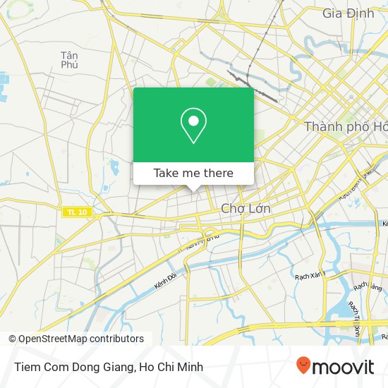 Tiem Com Dong Giang map