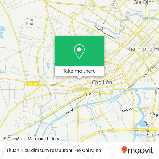 Thuan Kieu dimsum restaurant map