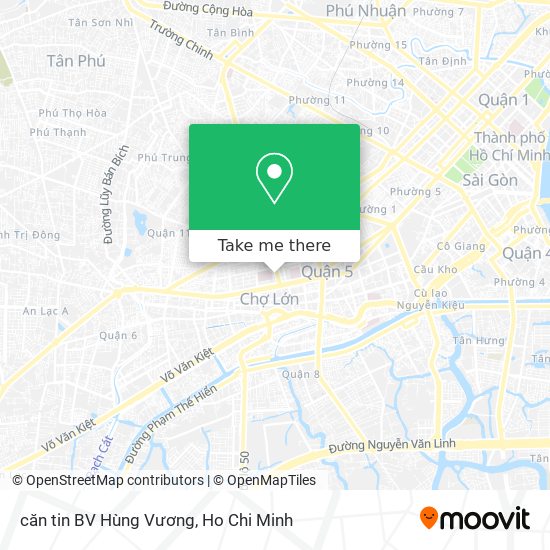 căn tin BV Hùng Vương map
