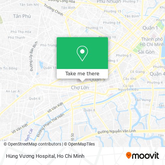 Hùng Vương Hospital map
