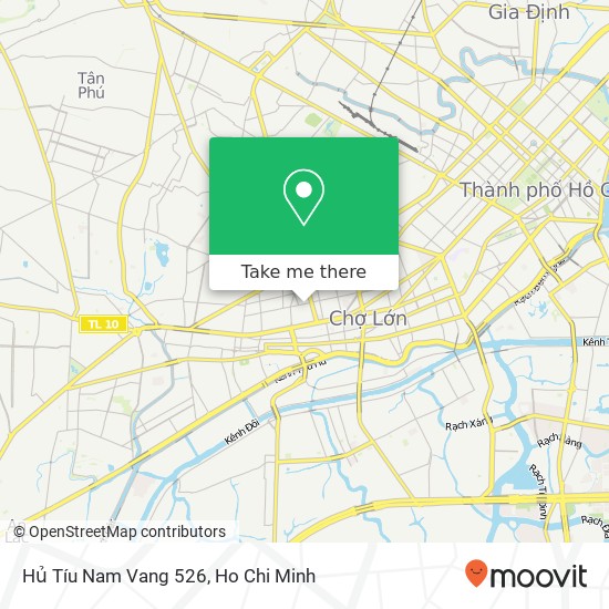 Hủ Tíu Nam Vang 526 map