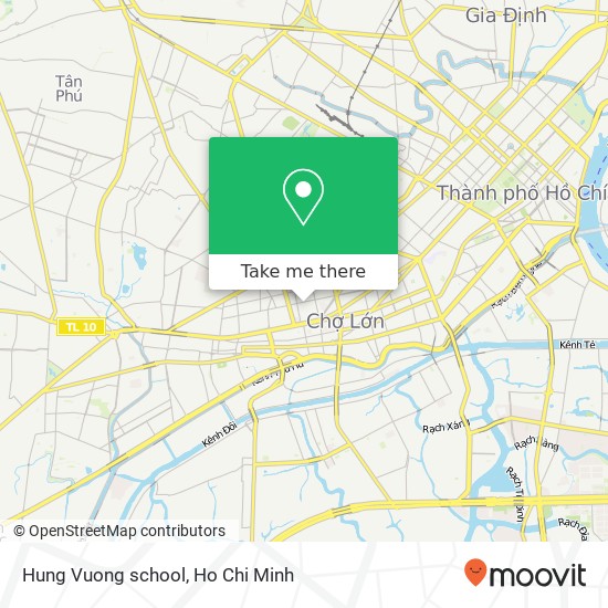 Hung Vuong school map