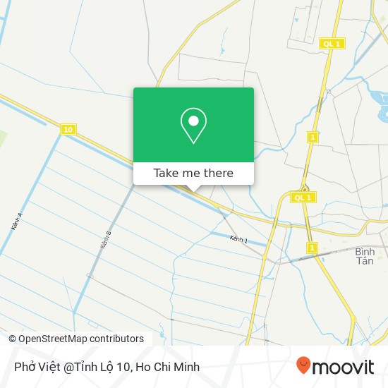 Phở Việt @Tỉnh Lộ 10 map