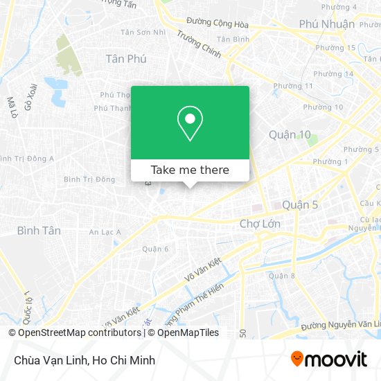 Chùa Vạn Linh map