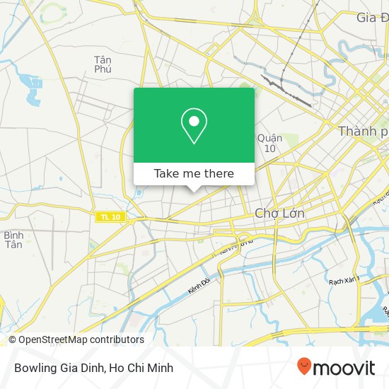 Bowling Gia Dinh map