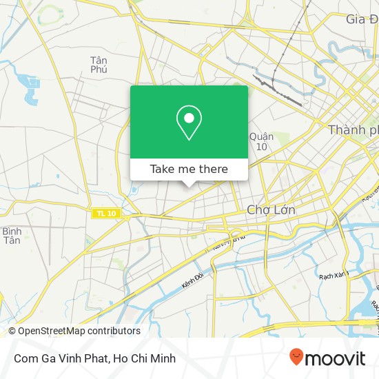 Com Ga Vinh Phat map