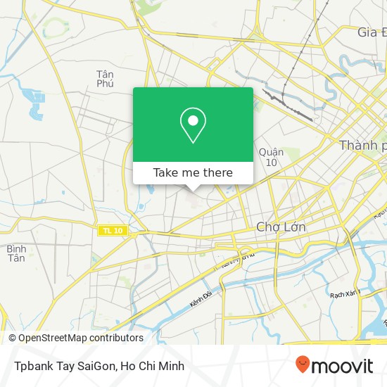 Tpbank Tay SaiGon map