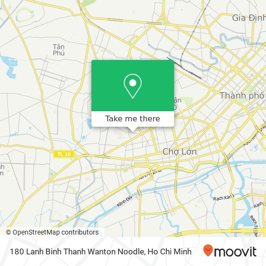 180 Lanh Binh Thanh Wanton Noodle map