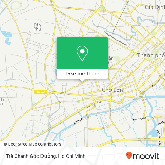 Trà Chanh Góc Đường map