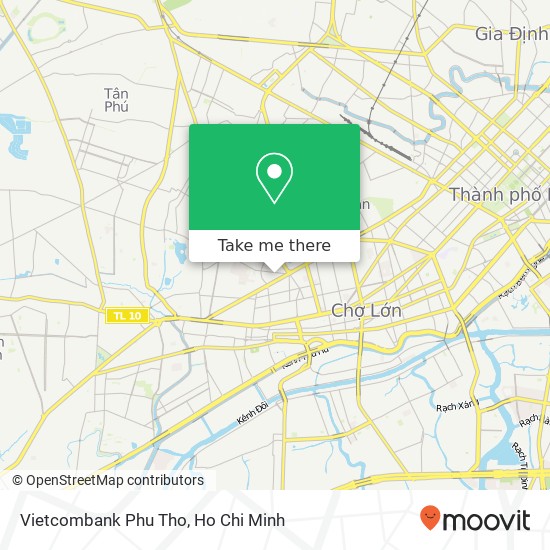 Vietcombank Phu Tho map