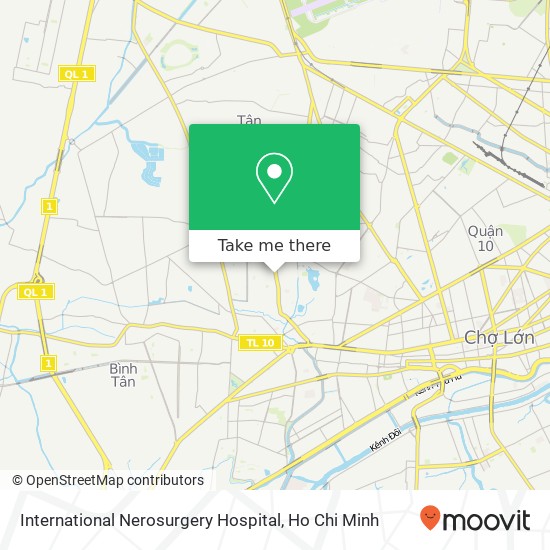 International Nerosurgery Hospital map