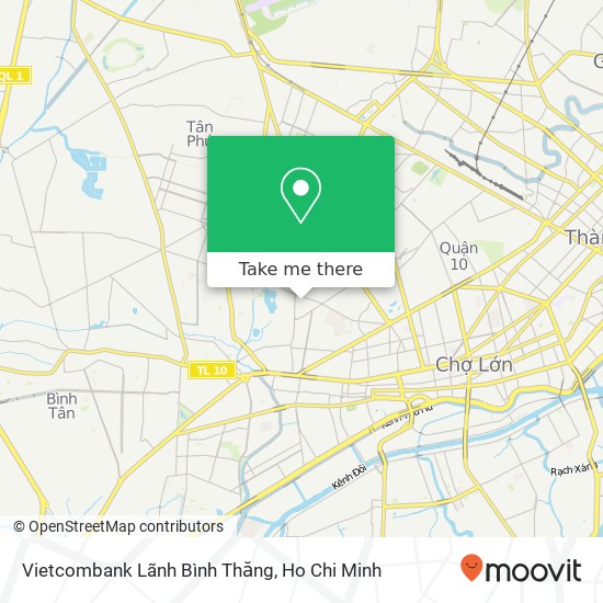 Vietcombank Lãnh Bình Thăng map