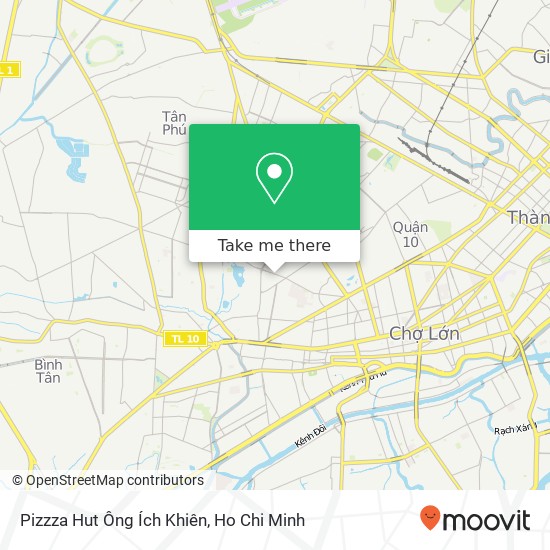 Pizzza Hut Ông Ích Khiên map