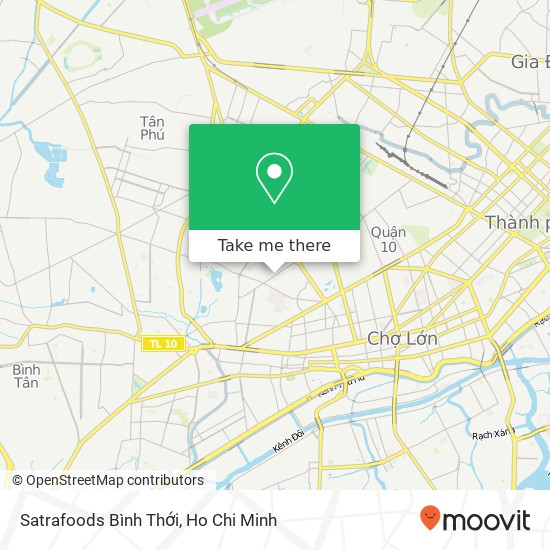 Satrafoods Bình Thới map