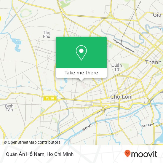 Quán Ăn Hồ Nam map