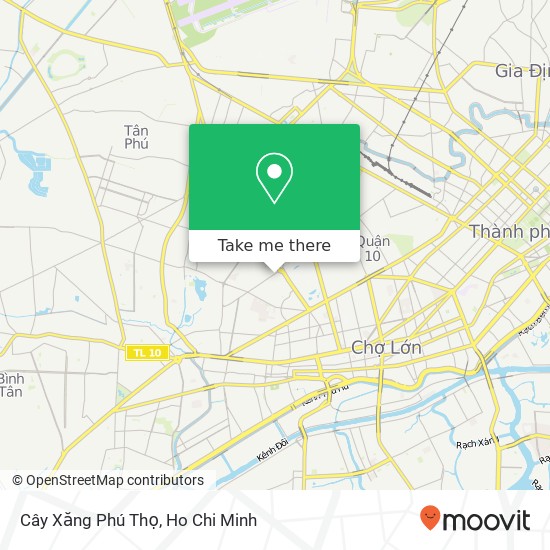 Cây Xăng Phú Thọ map