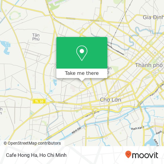Cafe Hong Ha map