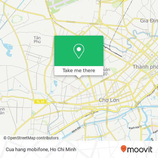 Cua hang mobifone map