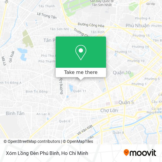 Xóm Lồng Đèn Phú Bình map