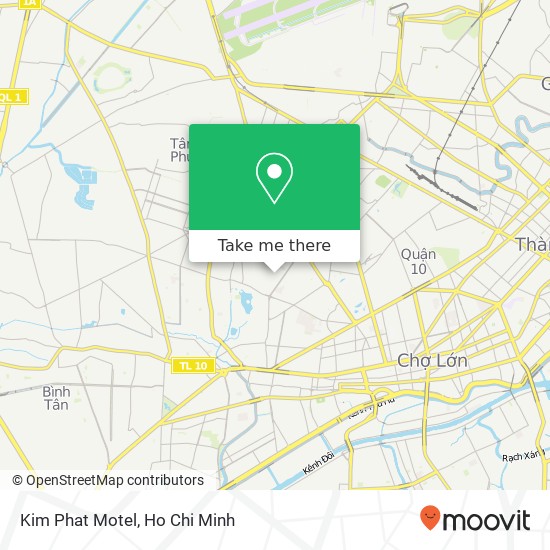 Kim Phat Motel map