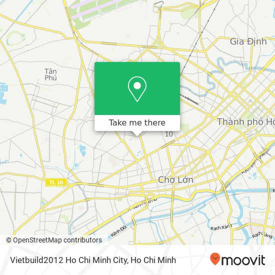 Vietbuild2012 Ho Chi Minh City map