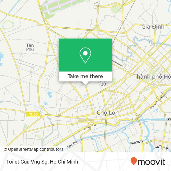 Toilet Cua Vng Sg map