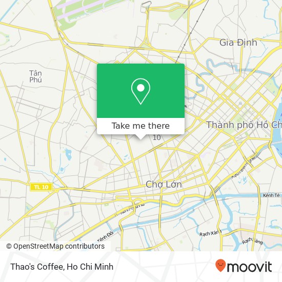 Thao's Coffee map