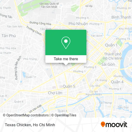 Texas Chicken map