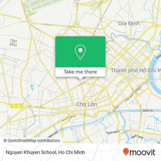 Nguyen Khuyen School map