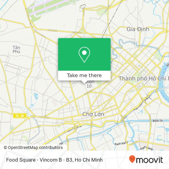 Food Square - Vincom B - B3 map