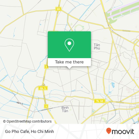Go Pho Cafe map