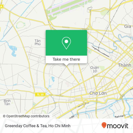 Greenday Coffee & Tea map