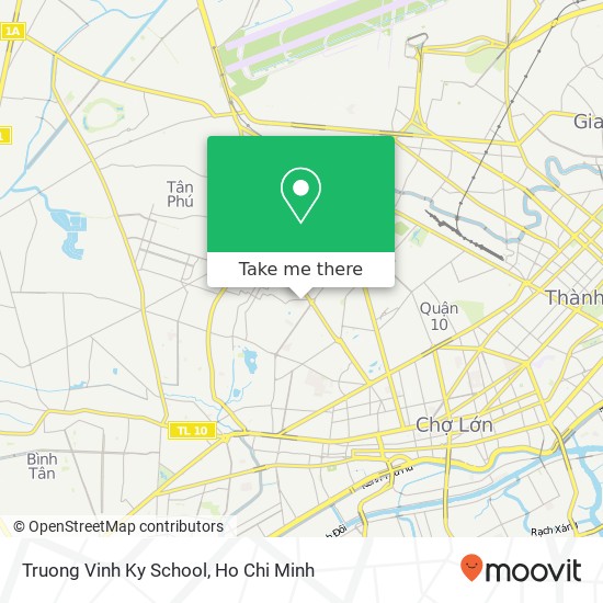 Truong Vinh Ky School map