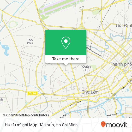 Hủ tíu mì gói Mập đầu bếp map