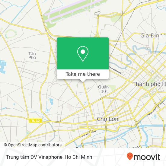 Trung tâm DV Vinaphone map