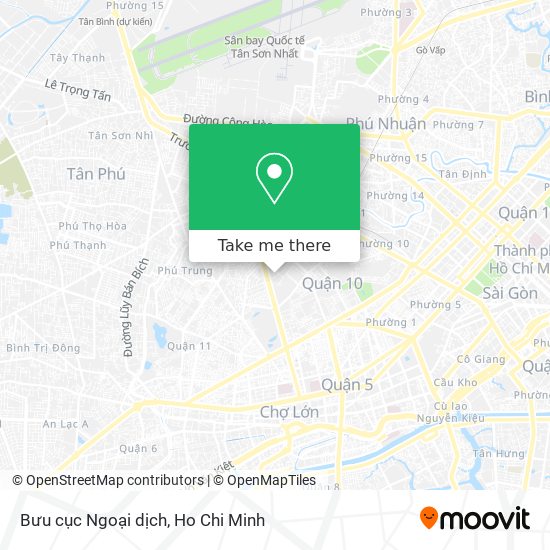 Bưu cục Ngoại dịch map