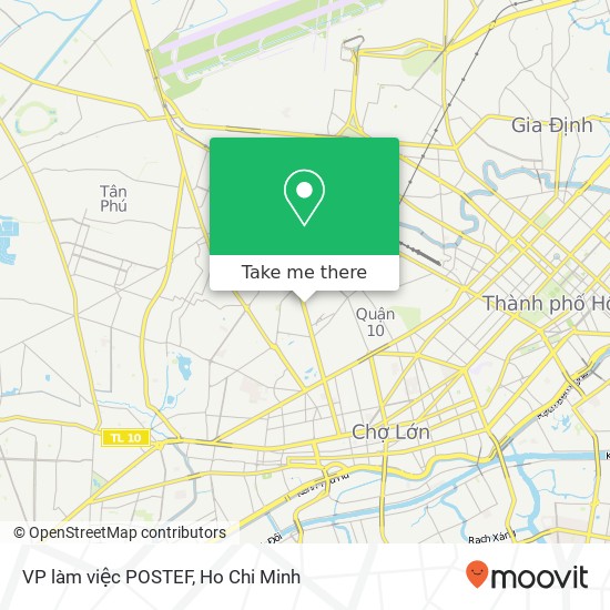 VP làm việc POSTEF map