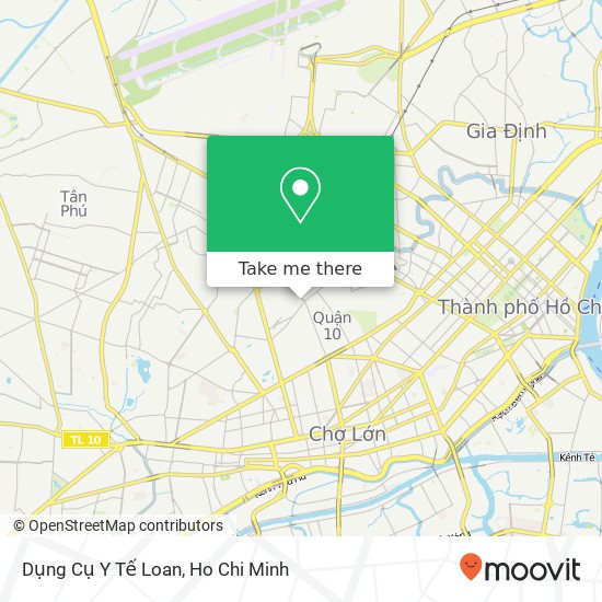 Dụng Cụ Y Tế Loan map