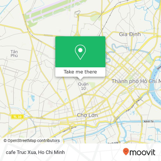 cafe Truc Xua map