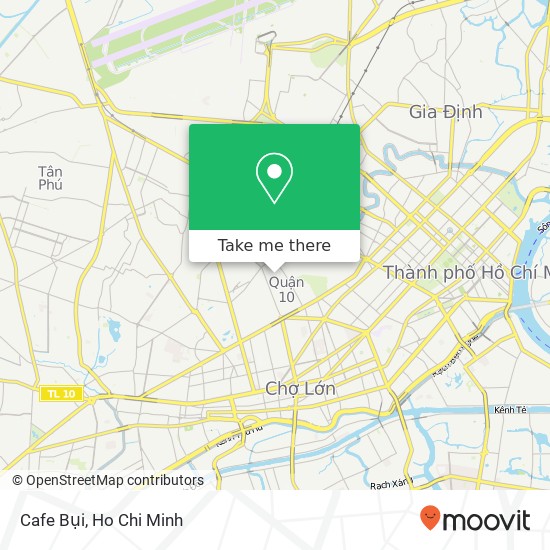 Cafe Bụi map