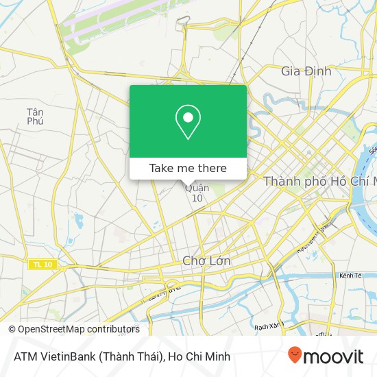 ATM VietinBank (Thành Thái) map