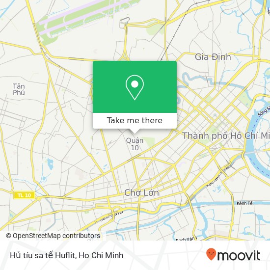 Hủ tíu sa tế Huflit map