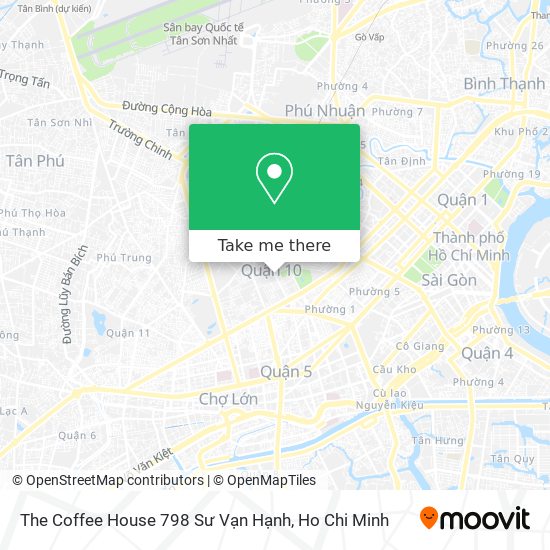 The Coffee House 798 Sư Vạn Hạnh map