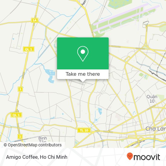 Amigo Coffee map