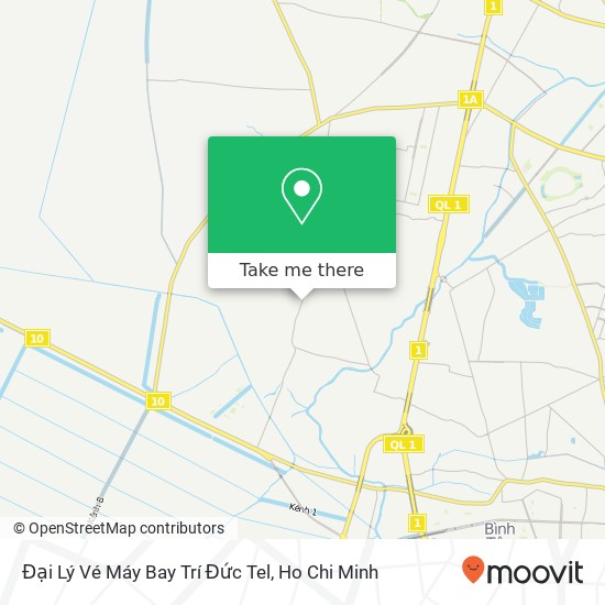 Đại Lý Vé Máy Bay Trí Đức Tel map