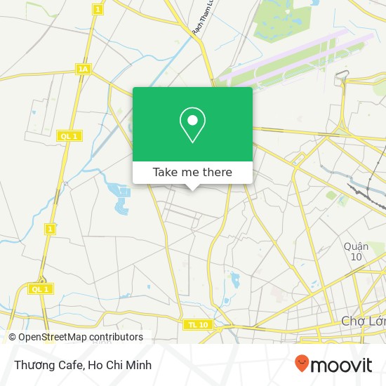 Thương Cafe map